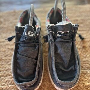 Hey Dude Wally Stretch‎ Blue Slip On Comfort Casual Shoes - Men's Size 8